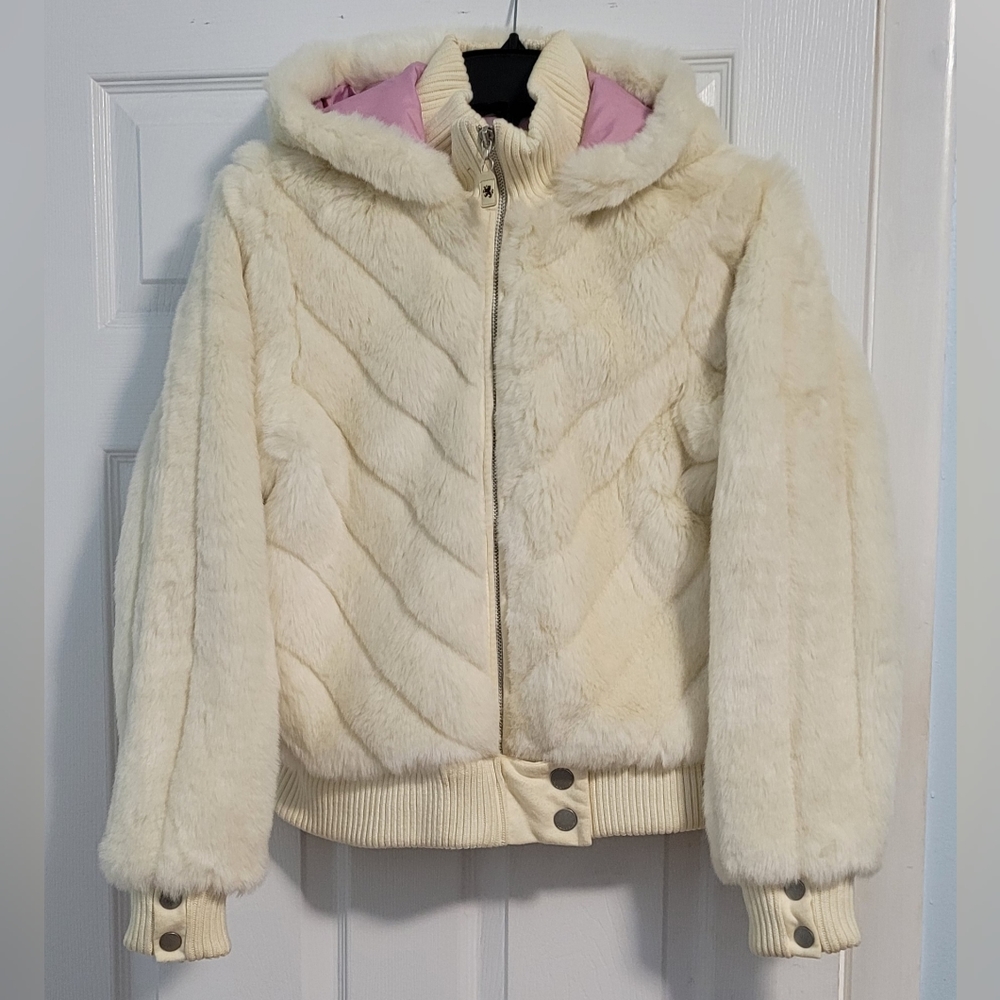 Tommy Hilfiger Junior Fur Bomber Jacket